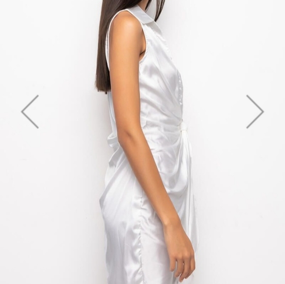 Step It Up Low V Mini Dress - Picture 5 of 5